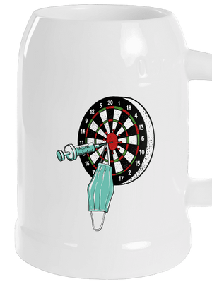 Zásah půllitr White