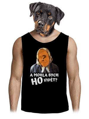 Mohla bych ho vidět? pánské tílko Black