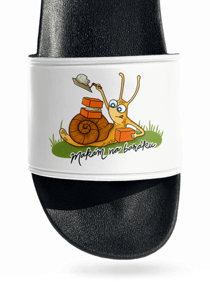 Makám na baráku pantofle White