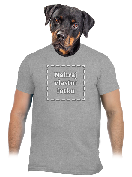 Vlastní potisk pánské tričko Sport Grey
