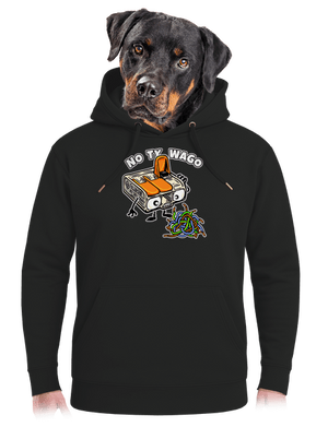 Wago svorka unisex mikina premium Dark Black