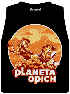 Planeta opich dámské tílko volné Black