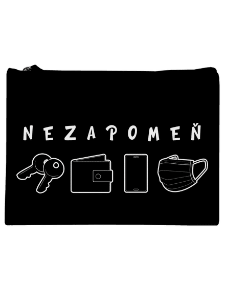 Nezapomeň taštička Black