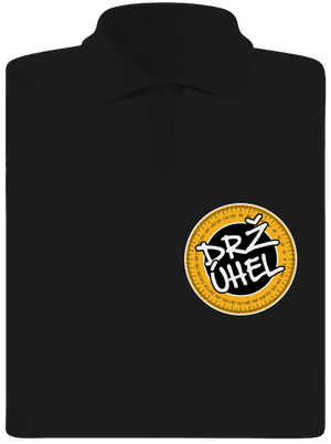 Drž úhel pánská polokošile Black