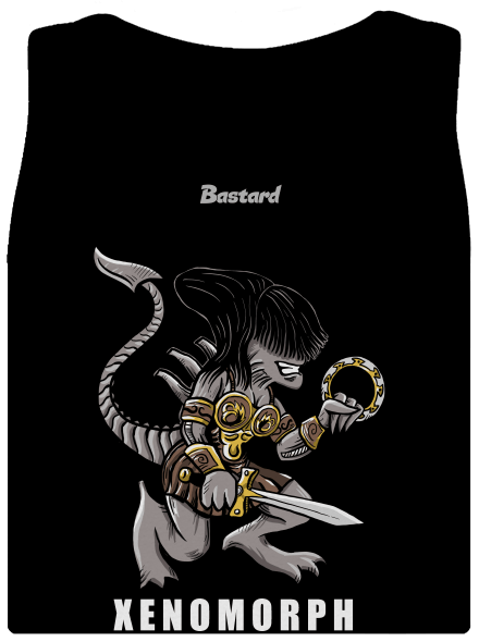 Xenomorph dámské tílko klasické Black