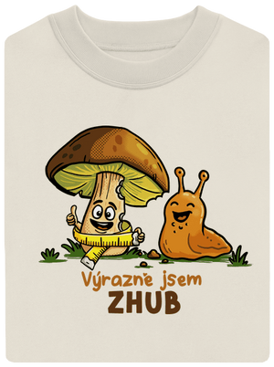 Jsem zhub unisex mikina bez kapuce Off White