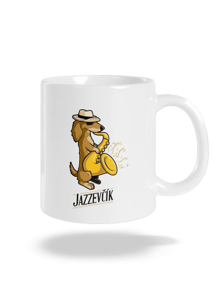 Jazzevčík klasický hrnek White
