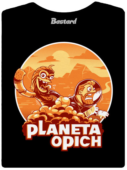 Planeta opich dámské tričko premium Black