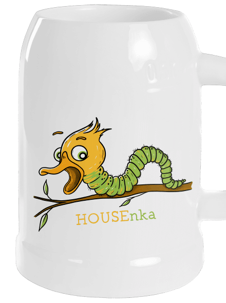 House-nka půllitr White