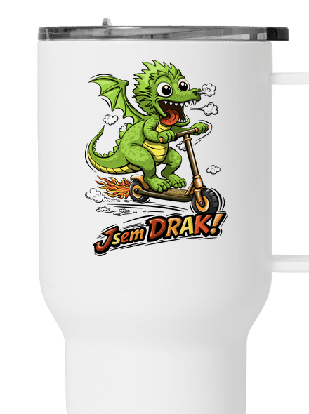 Jsem drak termohrnek White