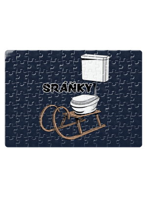Sráňky puzzle White