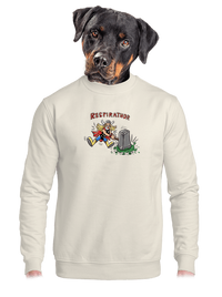 unisex mikina bez kapuce