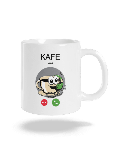 Kafe volá klasický hrnek White