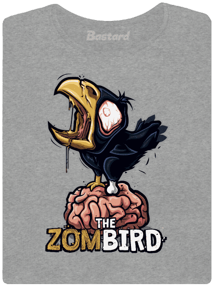 Zombird dámské tričko Dark Gray Melange