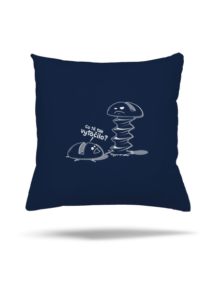 Vytočenej polštář Dark Navy