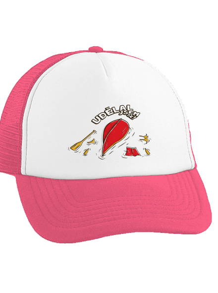 Udělal jsem se kšiltovka truckerka Fluorescent Pink cap