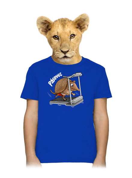 Pásovec dětské tričko Royal Blue