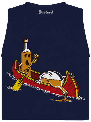 Rumáci dámské tílko volné Navy