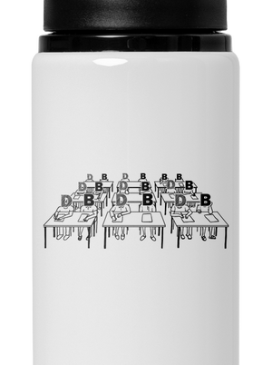 Cimrman: Debil, blbeček lahev na vodu White