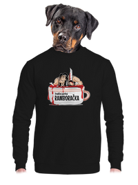 unisex mikina bez kapuce