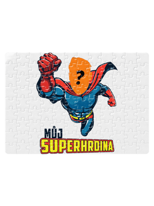 Můj superhrdina puzzle White