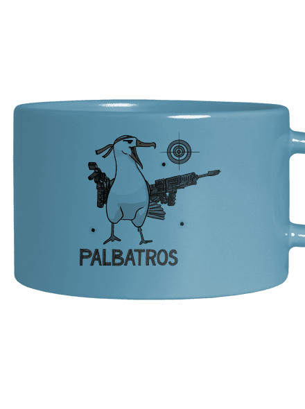 Palbatros hrnek makronka Blue Macaron