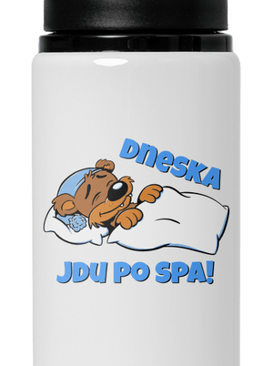 Dneska jdu po spa lahev na vodu White