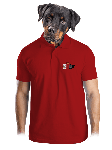 Buď pozitivní pánská polokošile Red Mal