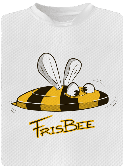 Frisbee dětské sportovní tričko White