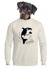 unisex mikina bez kapuce