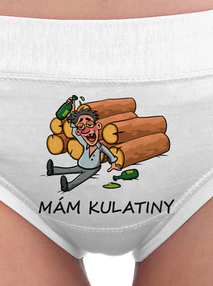 Mám kulatiny dámské kalhotky White