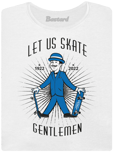 Let us skate dámské tričko s lemem White