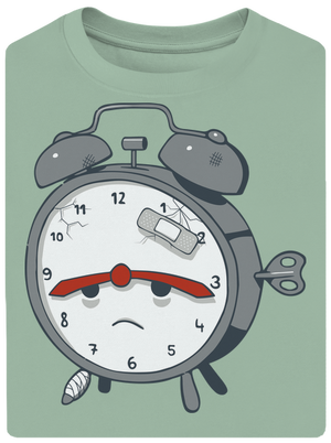 Budíček unisex tričko oversized Sage