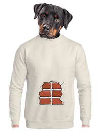 unisex mikina bez kapuce