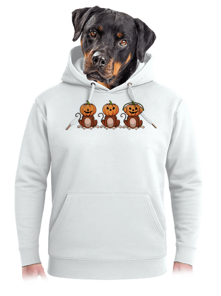 Halloween opičky unisex mikina premium Snowwhite