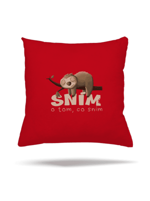 Sním o tom, co sním polštář Red