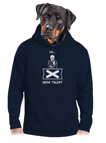 Cimrman: Nemá talent pánská mikina klokanka Navy