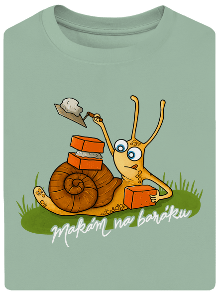 Makám na baráku unisex tričko oversized Sage