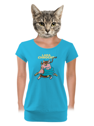 dámské tričko s lemem