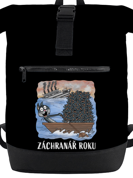 Záchranář roku batoh Black