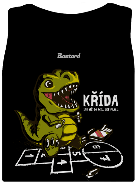 Křída dámské tílko klasické Black