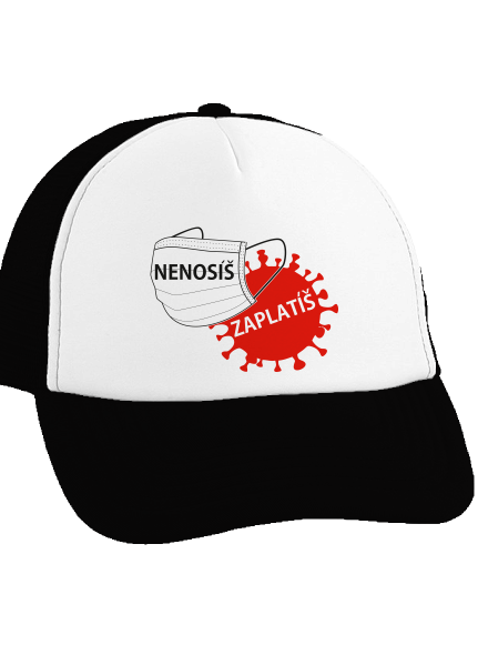 Nenosíš zaplatíš kšiltovka truckerka Black cap