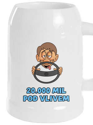 Pod vlivem půllitr White