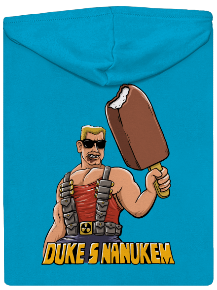Duke s nanukem dámská mikina na zip Blue Atol