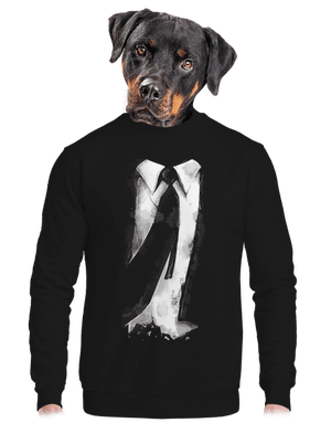 unisex mikina bez kapuce