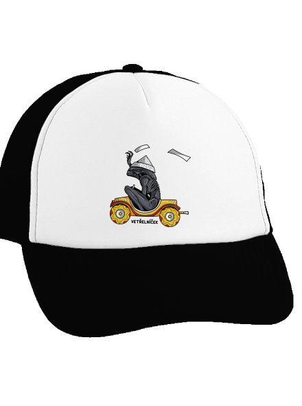 Vetřelníček kšiltovka truckerka Black cap