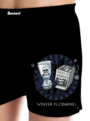 Winter is coming pánské trenky Black