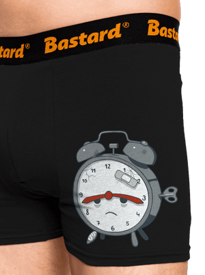 Budíček boxerky Black