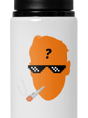 Thug life lahev na vodu White