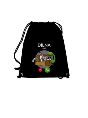 Dílna volá vak Black